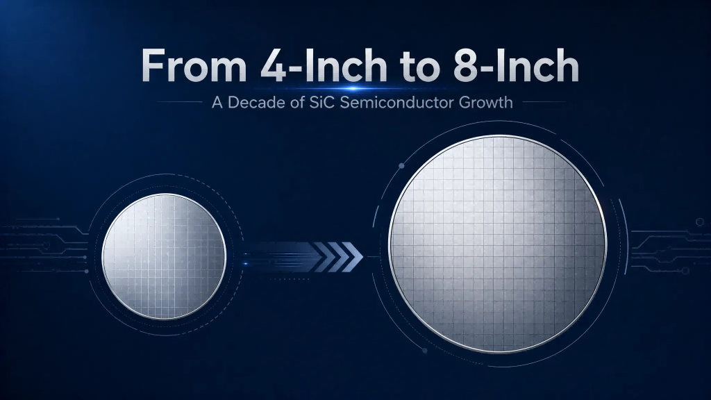 Van 4-inch tot 8-inch: een decennium van groei van SiC-halfgeleiders
