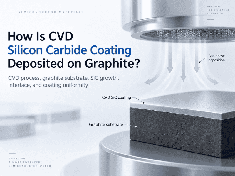 Hoe wordt CVD-siliciumcarbidecoating op grafiet afgezet?